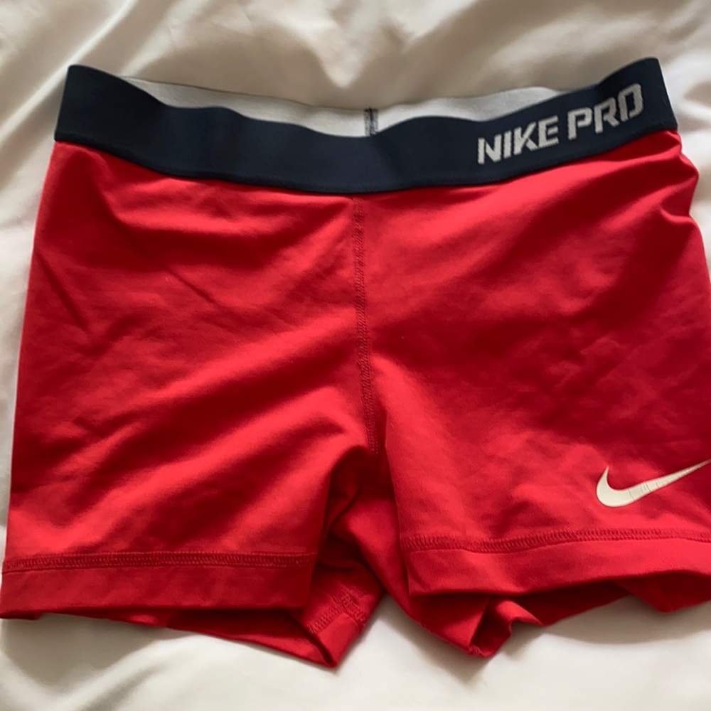Nike dri fit spandex shorts